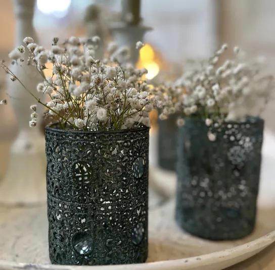 Windlicht, Vase Boje klein – Bild 6