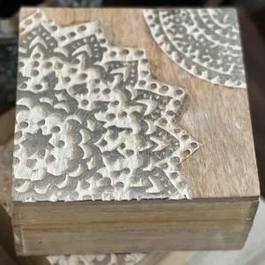 Holzbox Mandala groß