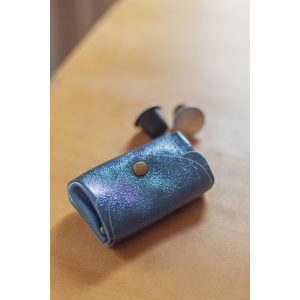 Kleine Lederwaren SUZIE METAL rosa von Cherry Paris