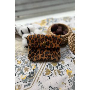 Kleine Lederwaren LUCE LEOPARD leopard von Cherry Paris