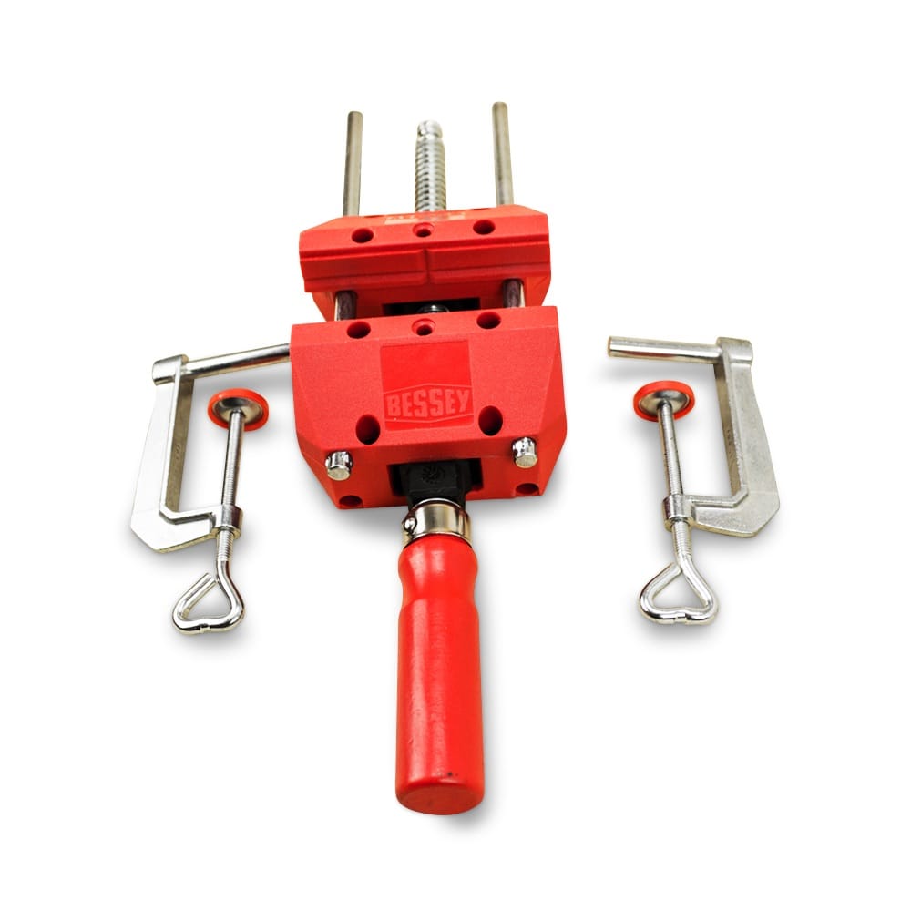 Schraubstock – Schraubspanner inkl. zwei Klemmzwingen – Bild 3