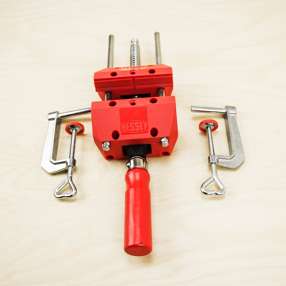 Schraubstock – Schraubspanner inkl. zwei Klemmzwingen – Bild 6