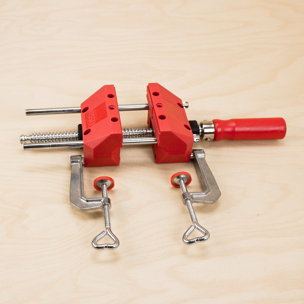 Schraubstock – Schraubspanner inkl. zwei Klemmzwingen – Bild 7