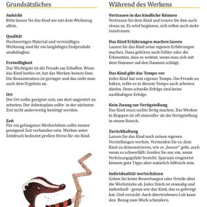 Werkdachs‘ Werktipps