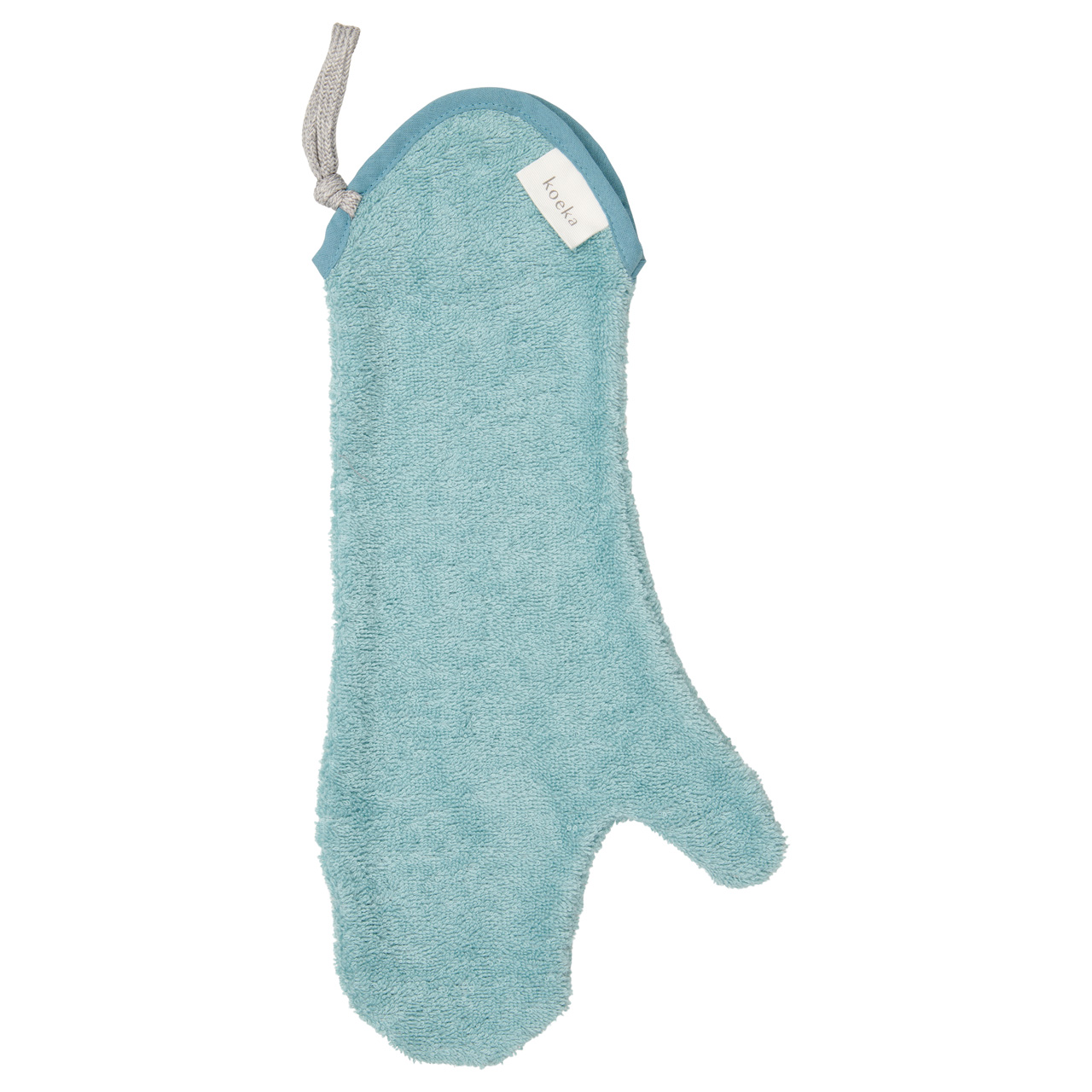 Bio Dusch Waschlappen Dijon hellblau von Koeka – Bild 2