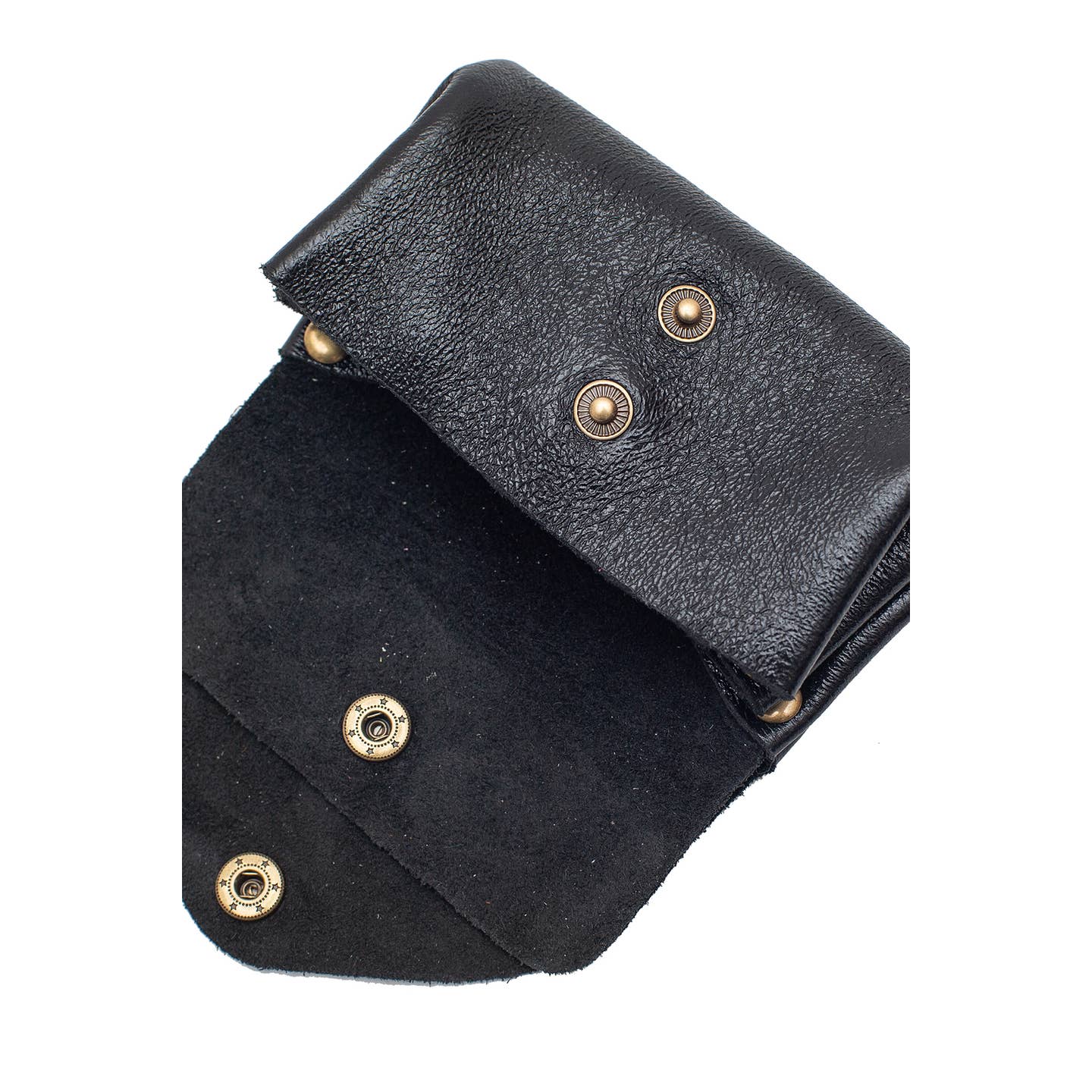 Kleine Lederwaren SUZIE METAL schwarz von Cherry Paris – Bild 6