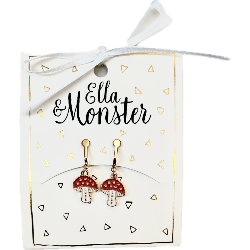 Clip-On Ohrringe Pilze von Ella & Monster – Bild 2