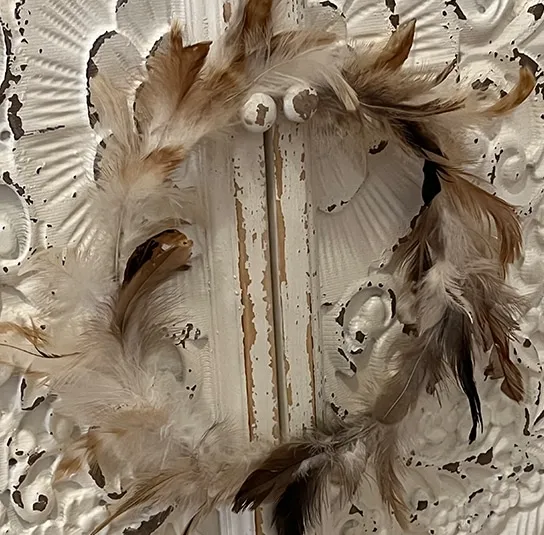 Federnkranz natur/braun – Bild 6