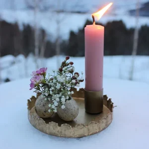 Set – Frühlingsteller Mini gold