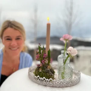 Set – Frühlingsteller antique rosé