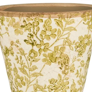 Übertopf, Frühlingstopf grün