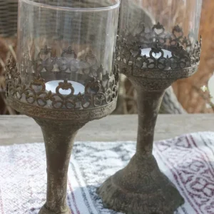 Kerzenständer braun antique