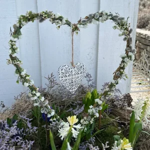 Herz Rost zum Stecken XL