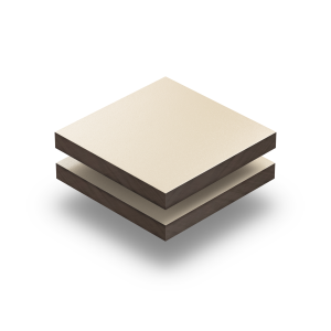 HPL Struktur Platte Hellelfenbein 6 mm RAL 1015