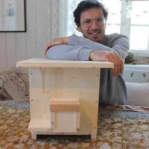 Hummelkasten inklusive Kapok, Sägemehl und Moos