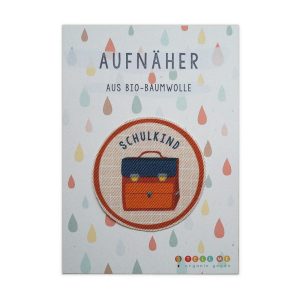 Bio Aufnäher von tellmeberlin SCHULKIND