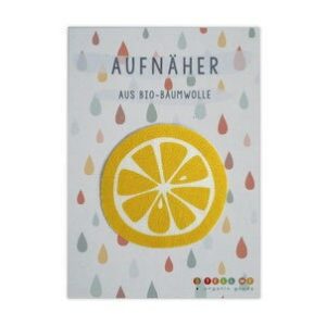 Bio Aufnäher von tellmeberlin ZITRONE