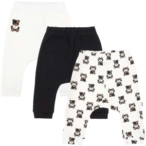 Babyhose 3 Pack „Black Teddy Bear“