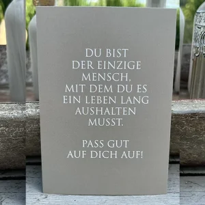 Karte – Pass gut auf dich auf