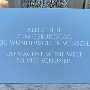 Karte – Du wundervoller Mensch