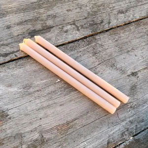 Kerze dünn rosé 4 Stk.