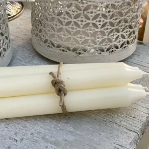 Kerze creme weiß – 4 Stk.