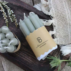 Mini Kerzen dünn khaki