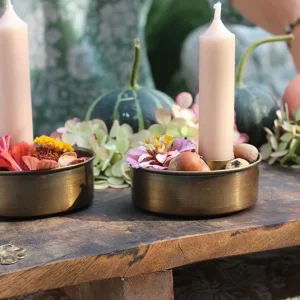 DIY Set – Kerzenteller mit hohem Rand inkl. Magnet und Kerze