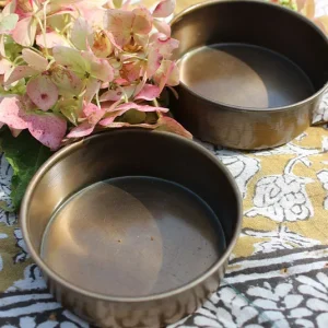 Kerzenteller mit hohem Rand