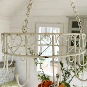 Kräuterkorb weiß Herz