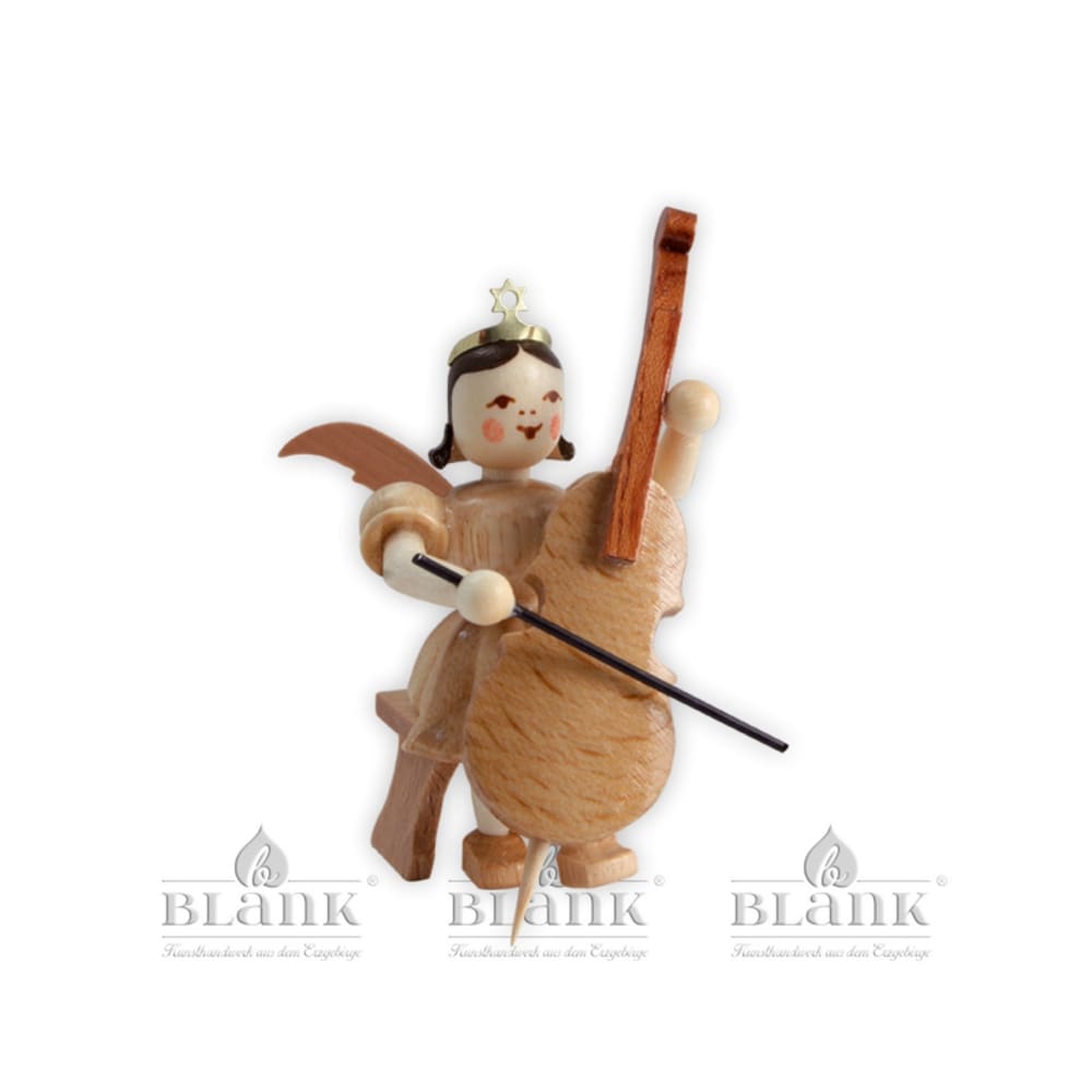 Blank Kurzrockengel mit Violoncello, sitzend