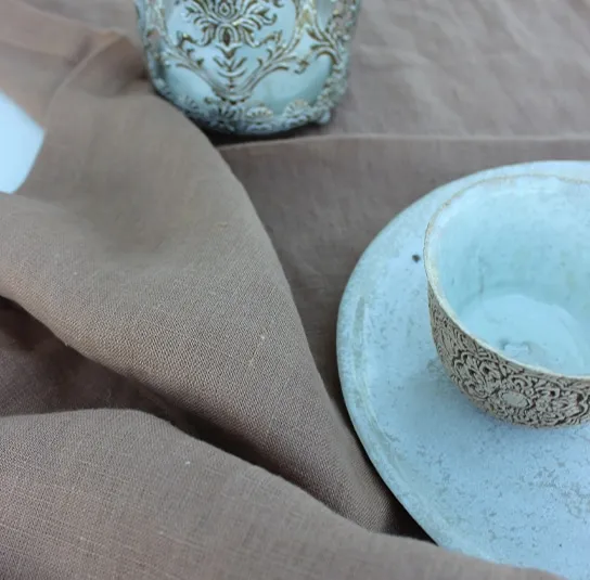 Läufer Leinen braun – Bild 9