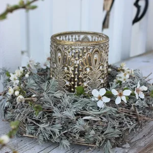 DIY Set – Lavendelkranz mit Windlicht Liva