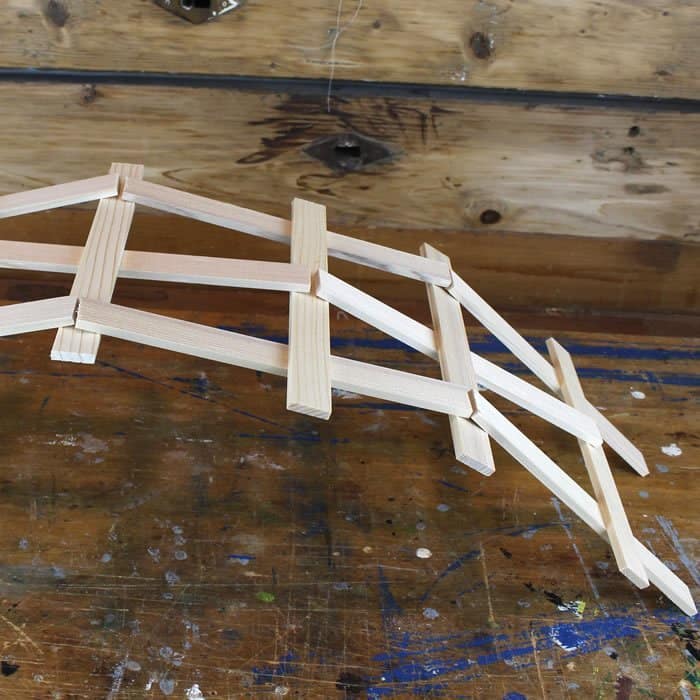 Leonardobrücke Bausatz – Bild 8