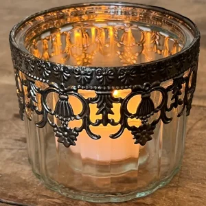 Teelicht, Windlicht, Vase Lia