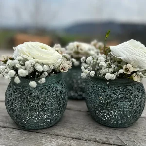 Windlicht Mysig grün/türkis