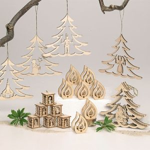 Behang 6 Laternen klein