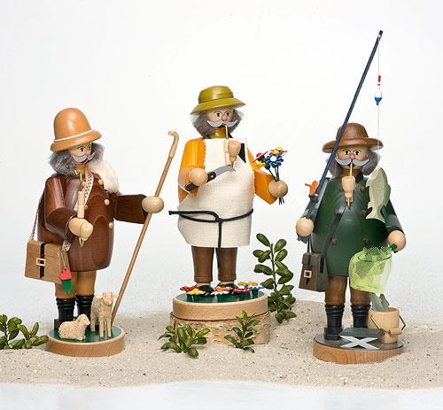 Räuchermann Angler – Bild 3