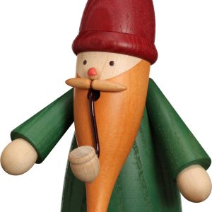 Räucherfigur Traditionswichtel grün