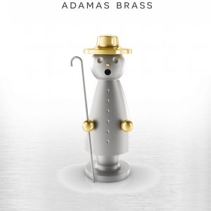 Edelstahl Räuchermann “Der gute Hirte” (glasperlengestrahlt)