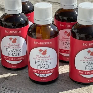Bio-Tropfen „Power Frau – Mitte des Lebens“