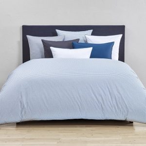 CHRISTIAN FISCHBACHER Bettwäsche VICHY blau-grau