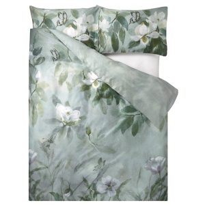 DESIGNERS GUILD Bettwäsche KIYOSUMI CELADON, 155 x 220, 80 x 80