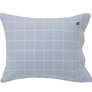 LEXINGTON Bettwäsche HOTEL LIGHT FLANNEL Light Blue/White, Kissenbezug 40 x 80