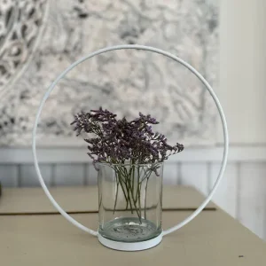 Kreis mit Vase, Teelicht