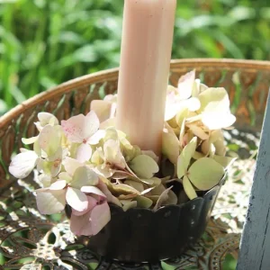 Einzeln oder im Set, DIY – Dekoset – Schale Ylvie gold inkl. Magnet & Kerze