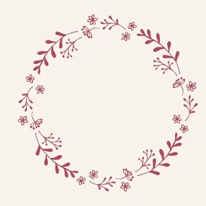 Serviette Blumenkranz Großpackung