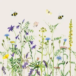 Serviette Sommerblumenwiese Großpackung