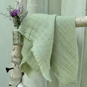 Stoffserviette Musselin mint