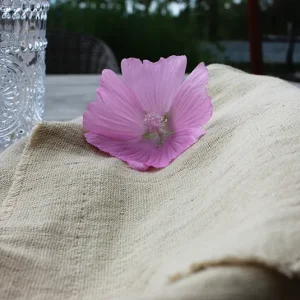 Stoffserviette sand doppelt gewebt